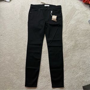 New! Madewell 8” Skinny Black Stretch Jeans 28